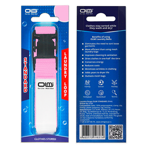 Ремень для спортивной стирки OLMI Pink